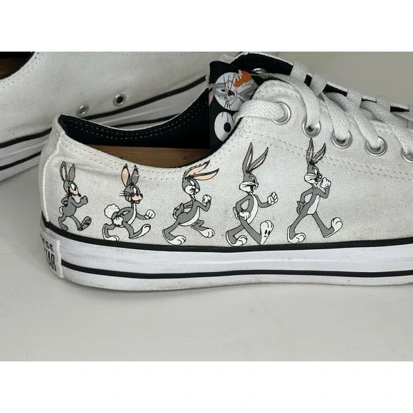 Converse,‎ Unisex Looney Tunes All Star Low Sneakers, 80th Anniversary, M10/W12 - Picture 6 of 11